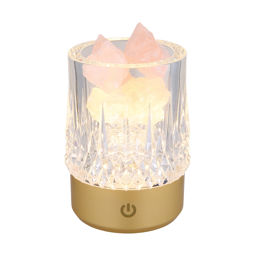 Globo - LED Stmívatelná dotyková stolní lampa LED/1W/5V 3000K 1200 mAh zlatá