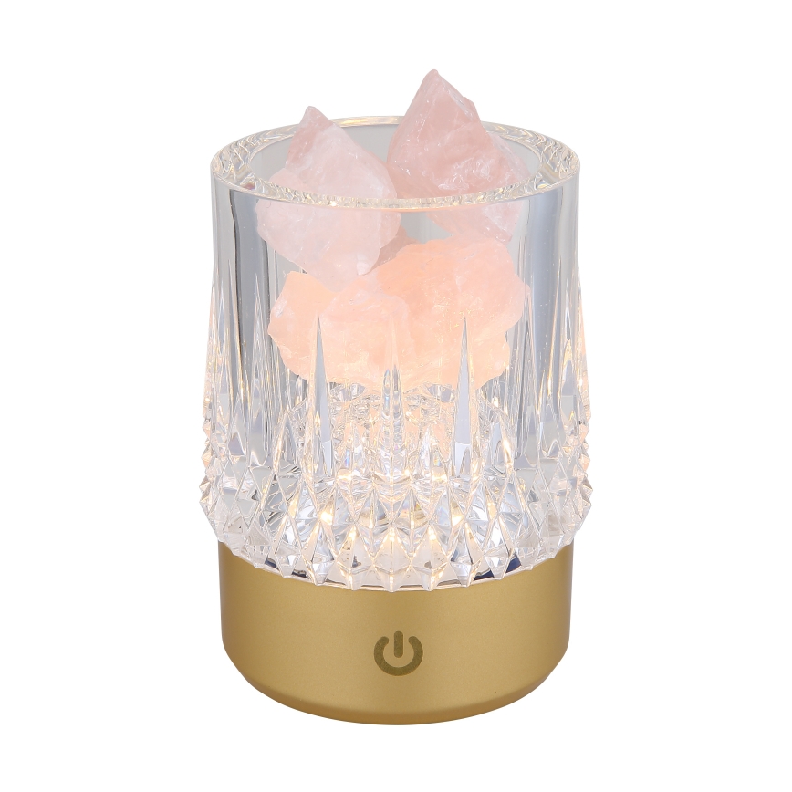 Globo - LED Stmívatelná dotyková stolní lampa LED/1W/5V 3000K 1200 mAh zlatá