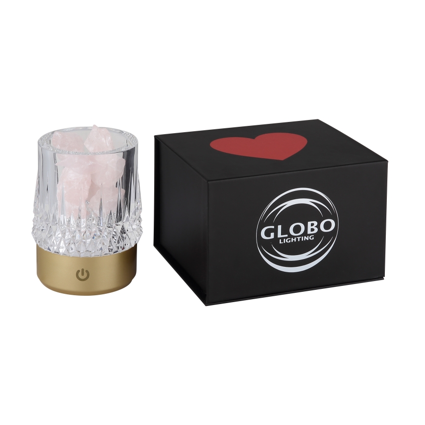 Globo - LED Stmívatelná dotyková stolní lampa LED/1W/5V 3000K 1200 mAh zlatá