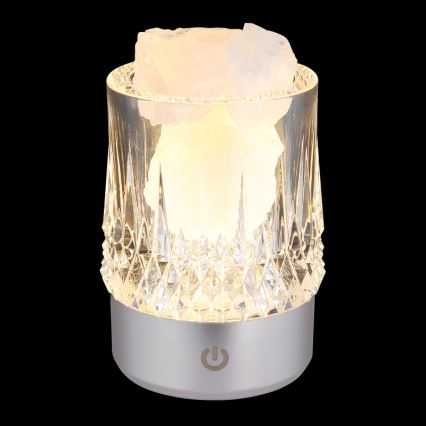 Globo - LED Stmívatelná dotyková stolní lampa LED/1W/5V 3000K 1200 mAh stříbrná