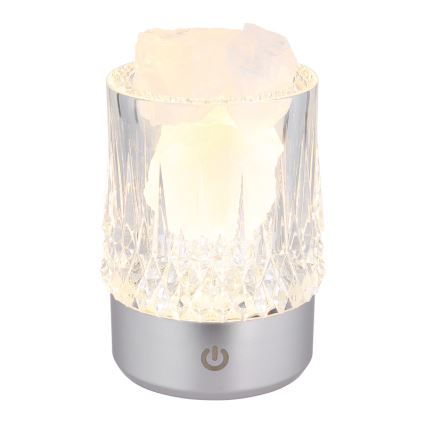 Globo - LED Stmívatelná dotyková stolní lampa LED/1W/5V 3000K 1200 mAh stříbrná