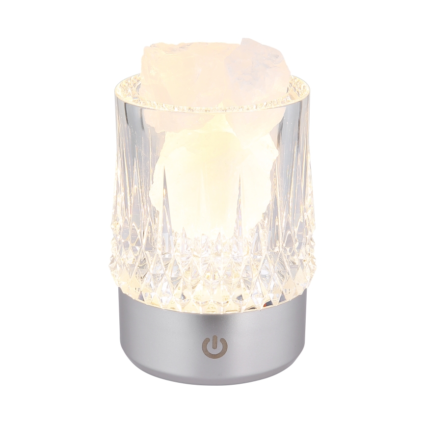 Globo - LED Stmívatelná dotyková stolní lampa LED/1W/5V 3000K 1200 mAh stříbrná