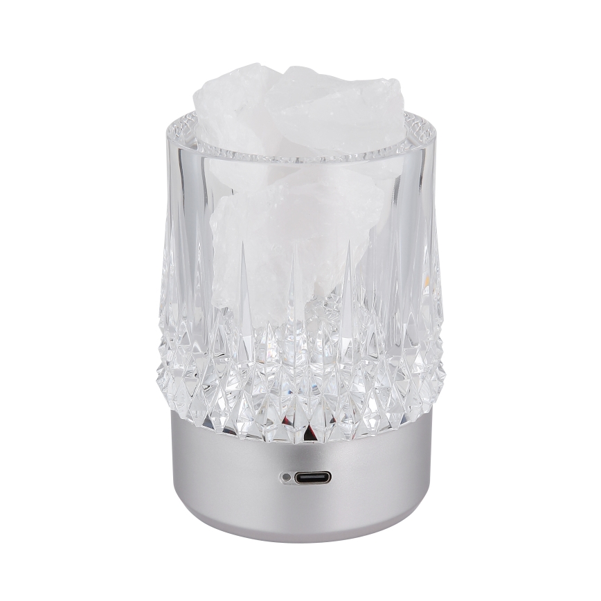 Globo - LED Stmívatelná dotyková stolní lampa LED/1W/5V 3000K 1200 mAh stříbrná