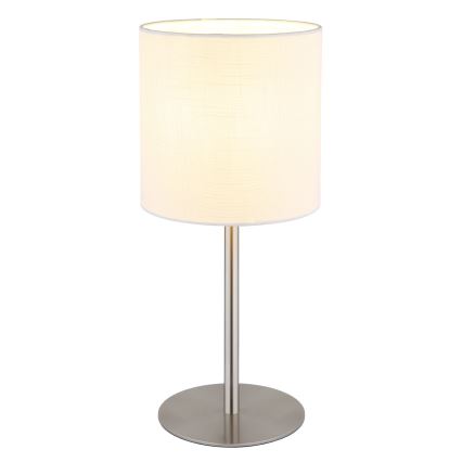 Globo - Stolní lampa 1xE27/40W/230V bílá