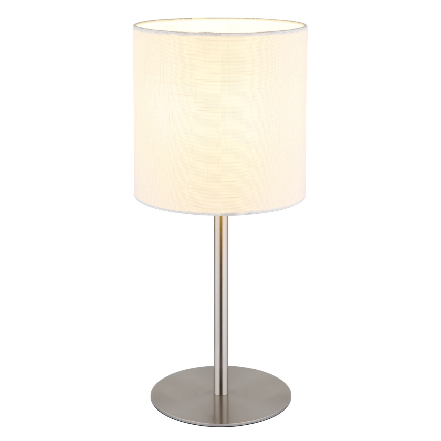 Globo - Stolní lampa 1xE27/40W/230V bílá