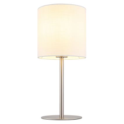 Globo - Stolní lampa 1xE27/40W/230V bílá