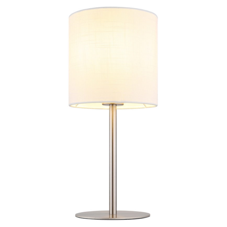 Globo - Stolní lampa 1xE27/40W/230V bílá