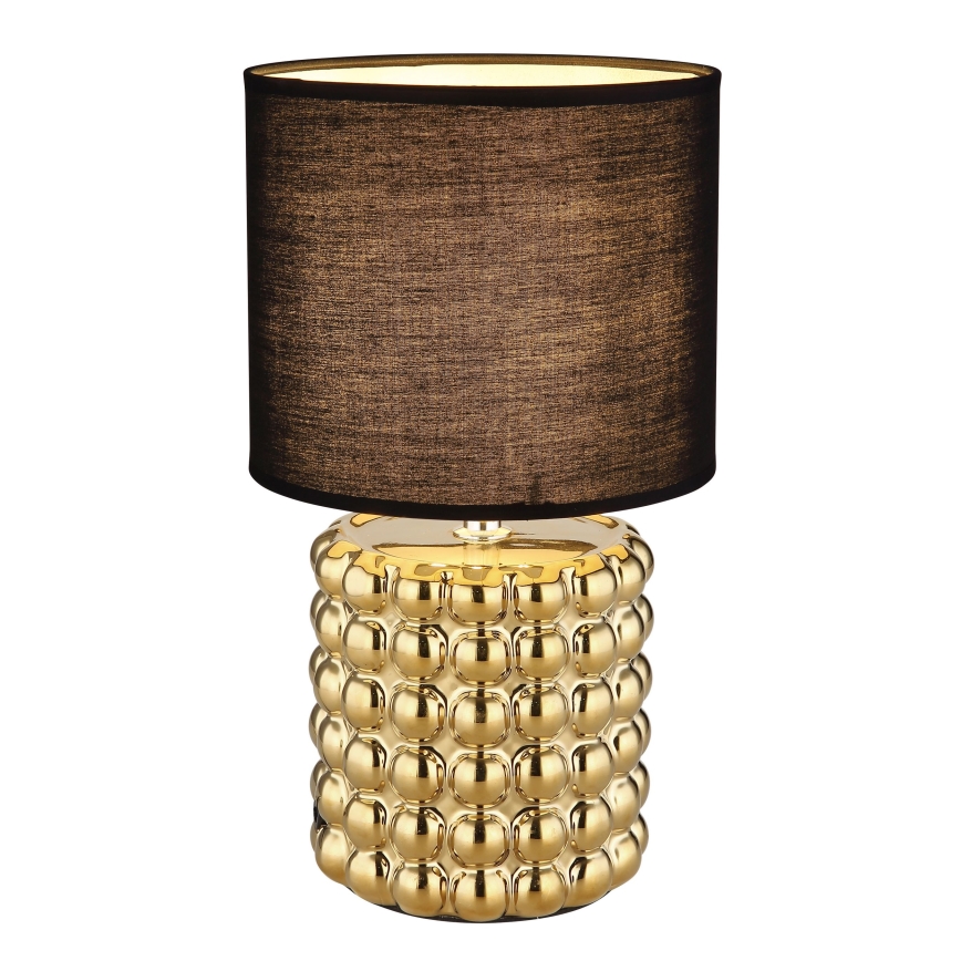 Globo - Stolní lampa 1xE14/40W/230V černá/zlatá