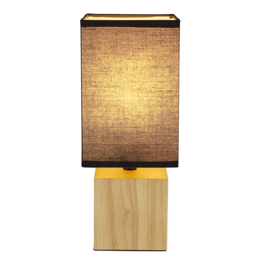Globo - Stolní lampa 1xE27/7W/230V černá/hnědá