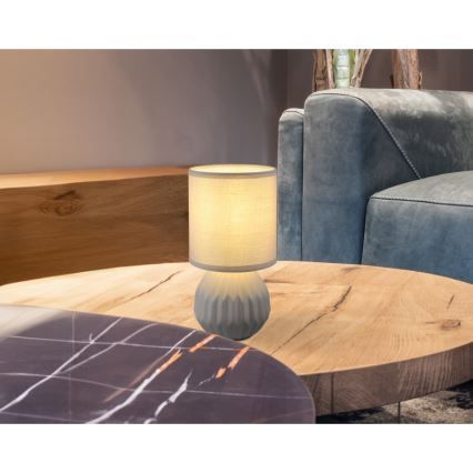Globo - Stolní lampa 1xE14/40W/230V šedá
