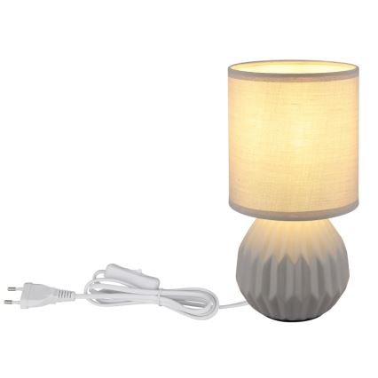 Globo - Stolní lampa 1xE14/40W/230V šedá