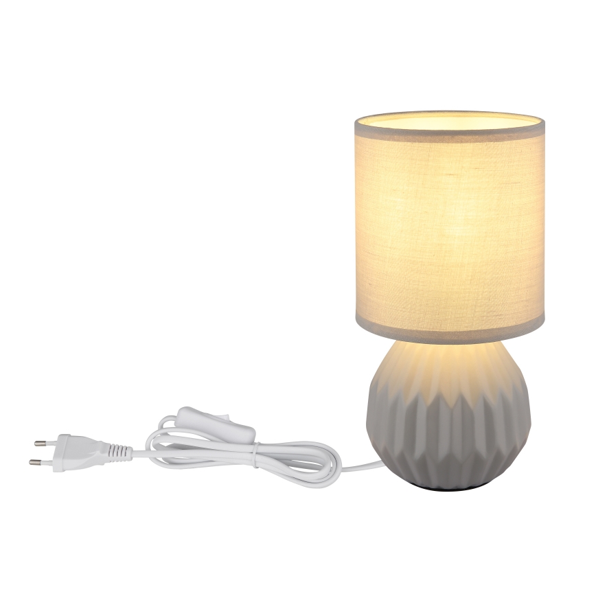 Globo - Stolní lampa 1xE14/40W/230V šedá