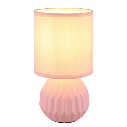 Globo - Stolní lampa 1xE14/40W/230V růžová
