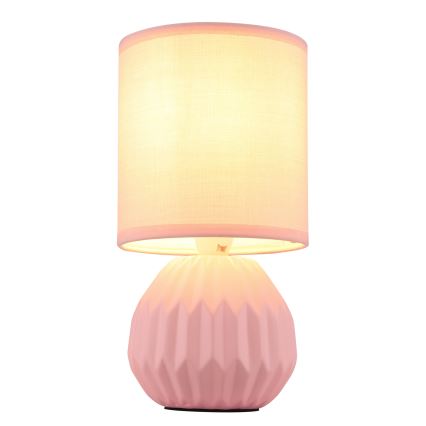 Globo - Stolní lampa 1xE14/40W/230V růžová