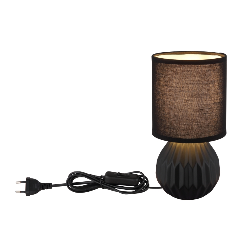 Globo - Stolní lampa 1xE14/40W/230V černá