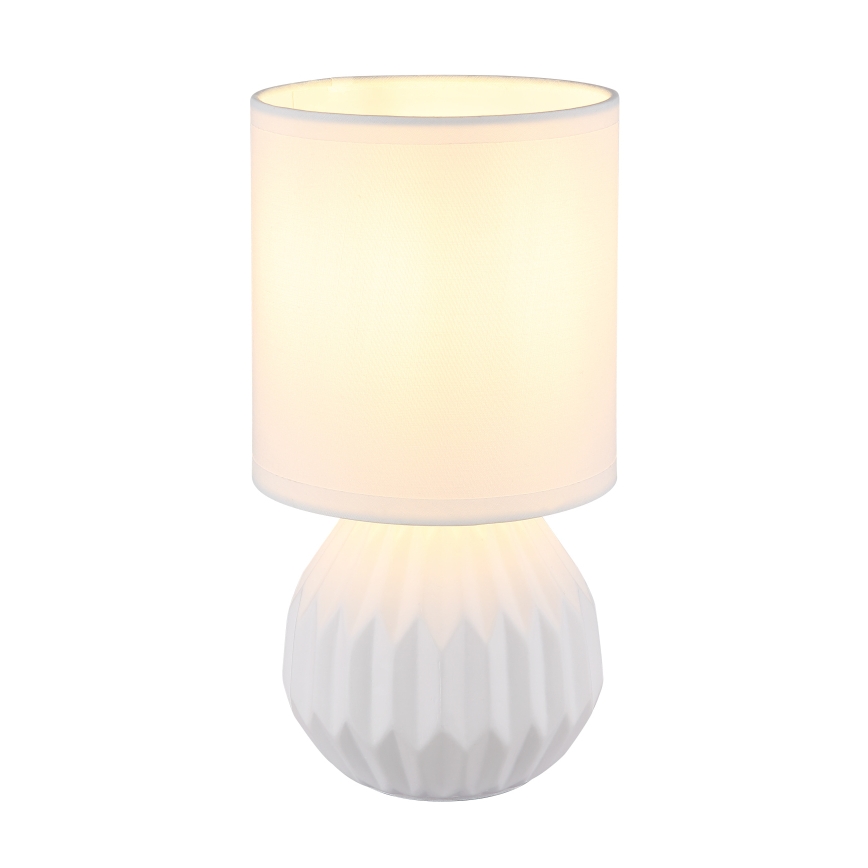 Globo - Stolní lampa 1xE14/40W/230V bílá