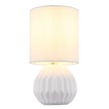 Globo - Stolní lampa 1xE14/40W/230V bílá
