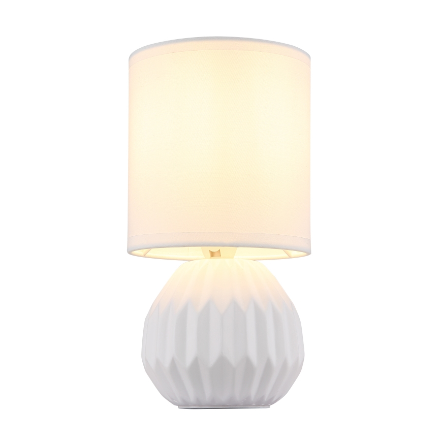 Globo - Stolní lampa 1xE14/40W/230V bílá