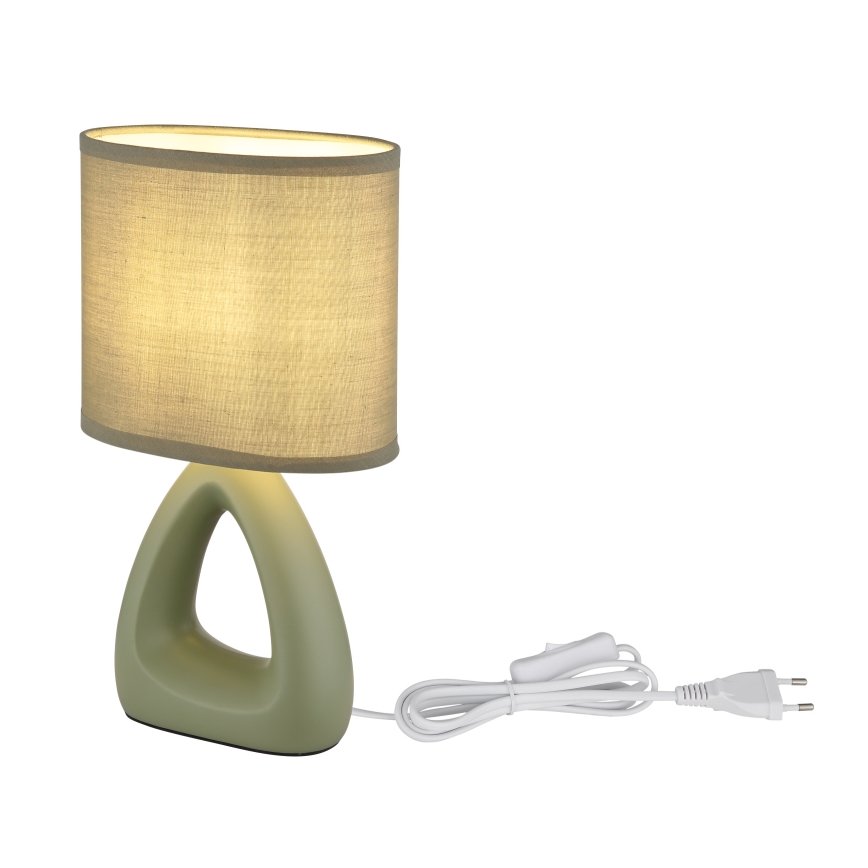Globo - Stolní lampa 1xE14/40W/230V zelená