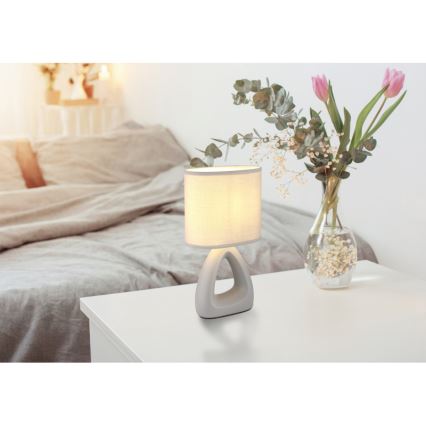 Globo - Stolní lampa 1xE14/40W/230V šedá