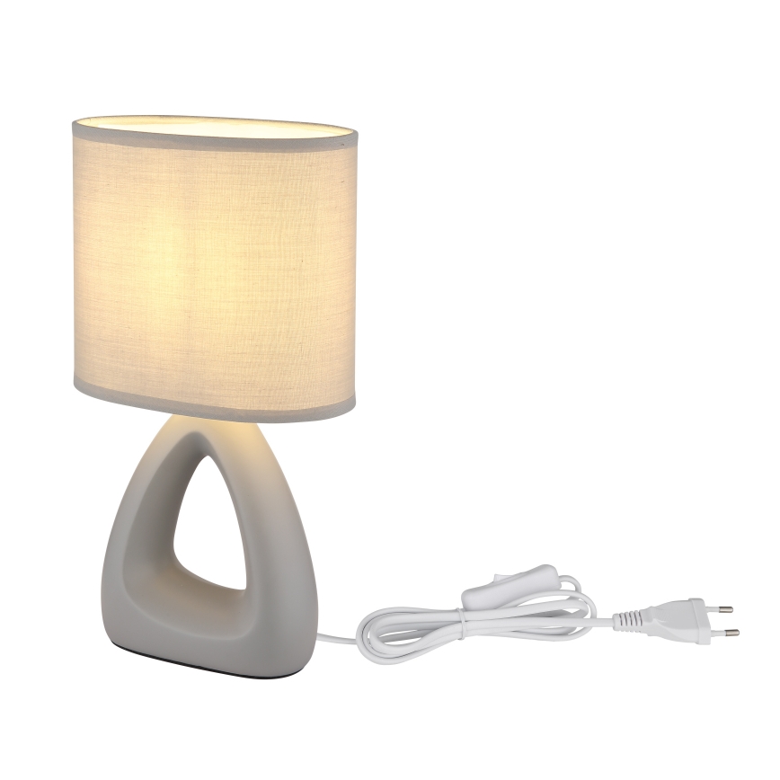 Globo - Stolní lampa 1xE14/40W/230V šedá