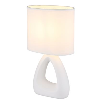 Globo - Stolní lampa 1xE14/40W/230V bílá