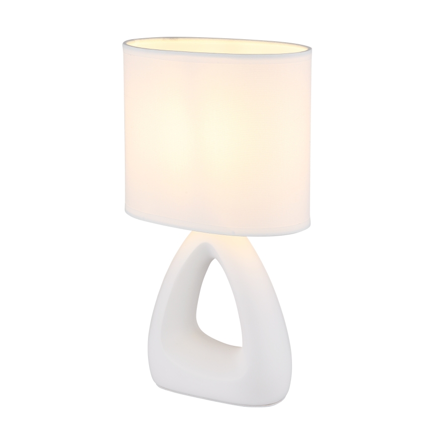 Globo - Stolní lampa 1xE14/40W/230V bílá