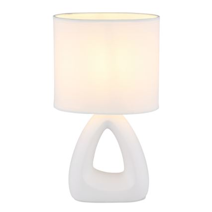 Globo - Stolní lampa 1xE14/40W/230V bílá