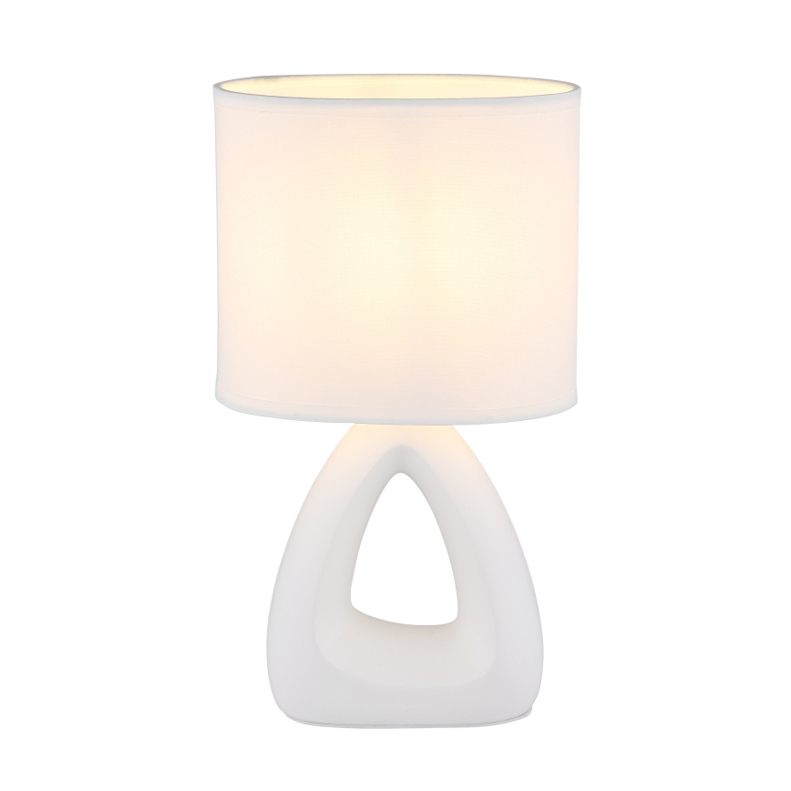 Globo - Stolní lampa 1xE14/40W/230V bílá