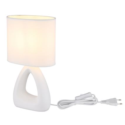 Globo - Stolní lampa 1xE14/40W/230V bílá