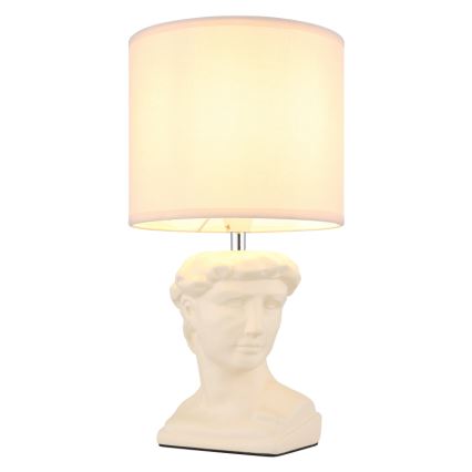 Globo - Stolní lampa 1xE14/40W/230V krémová