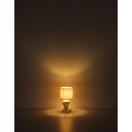 Globo - Stolní lampa 1xE14/40W/230V krémová