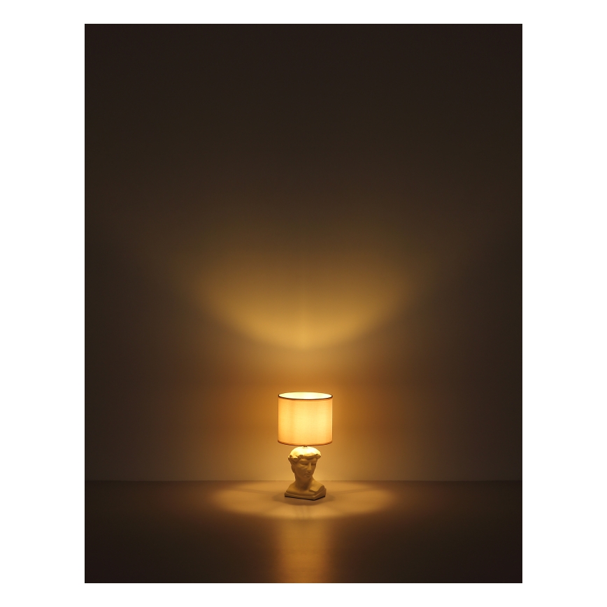Globo - Stolní lampa 1xE14/40W/230V krémová