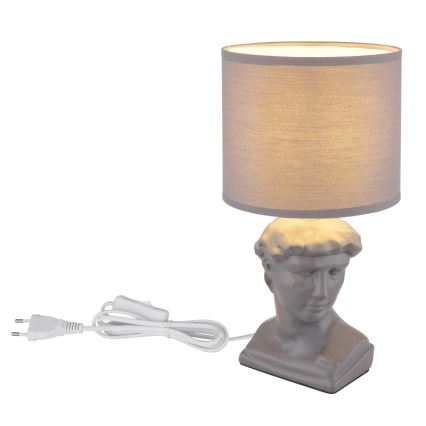 Globo - Stolní lampa 1xE14/40W/230V šedá