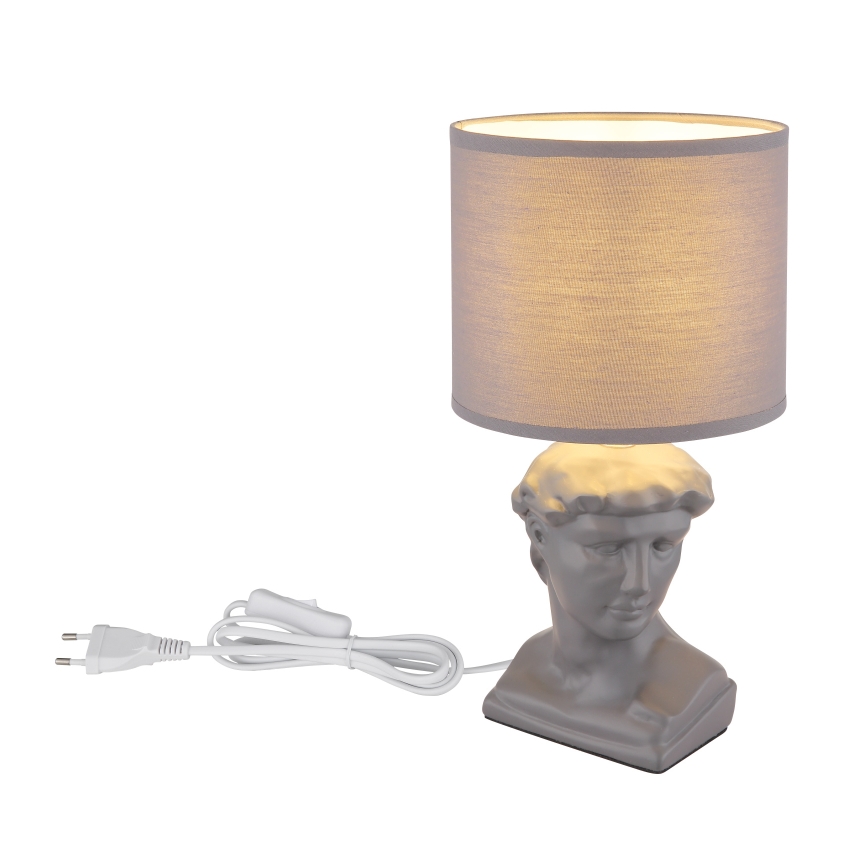 Globo - Stolní lampa 1xE14/40W/230V šedá