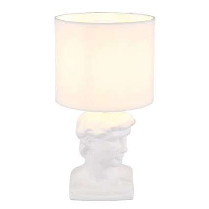 Globo - Stolní lampa 1xE14/40W/230V bílá