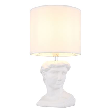 Globo - Stolní lampa 1xE14/40W/230V bílá