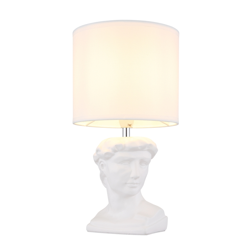Globo - Stolní lampa 1xE14/40W/230V bílá