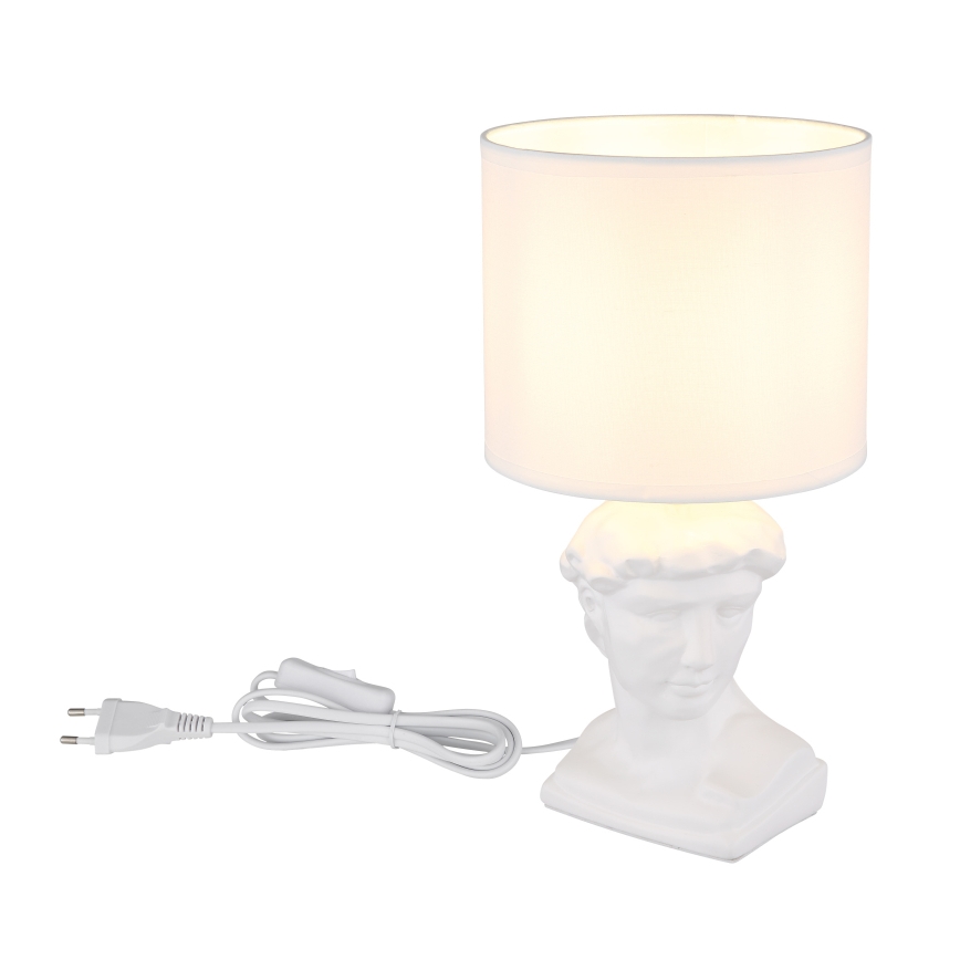 Globo - Stolní lampa 1xE14/40W/230V bílá
