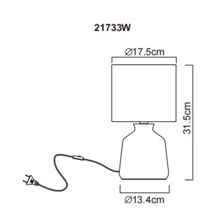 Globo - Stolní lampa 1xE14/40W/230V