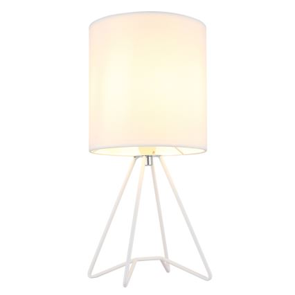 Globo - Stolní lampa 1xE14/40W/230V bílá