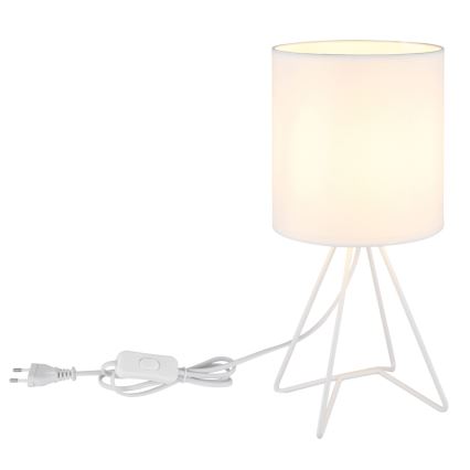 Globo - Stolní lampa 1xE14/40W/230V bílá