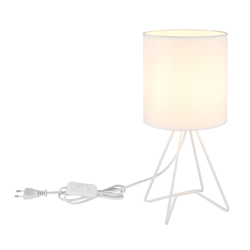Globo - Stolní lampa 1xE14/40W/230V bílá