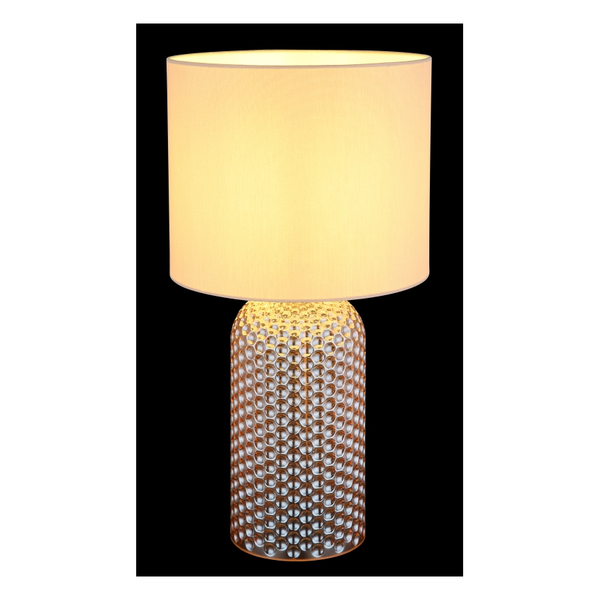 Globo - Stolní lampa 1xE27/60W/230V béžová