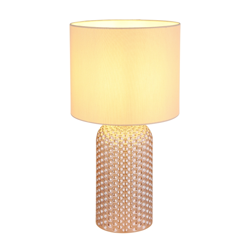 Globo - Stolní lampa 1xE27/60W/230V béžová