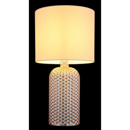 Globo - Stolní lampa 1xE27/60W/230V béžová