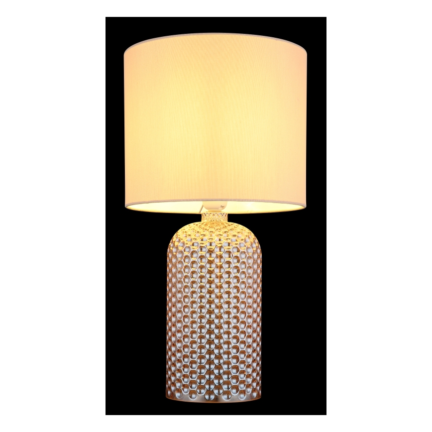 Globo - Stolní lampa 1xE27/60W/230V béžová
