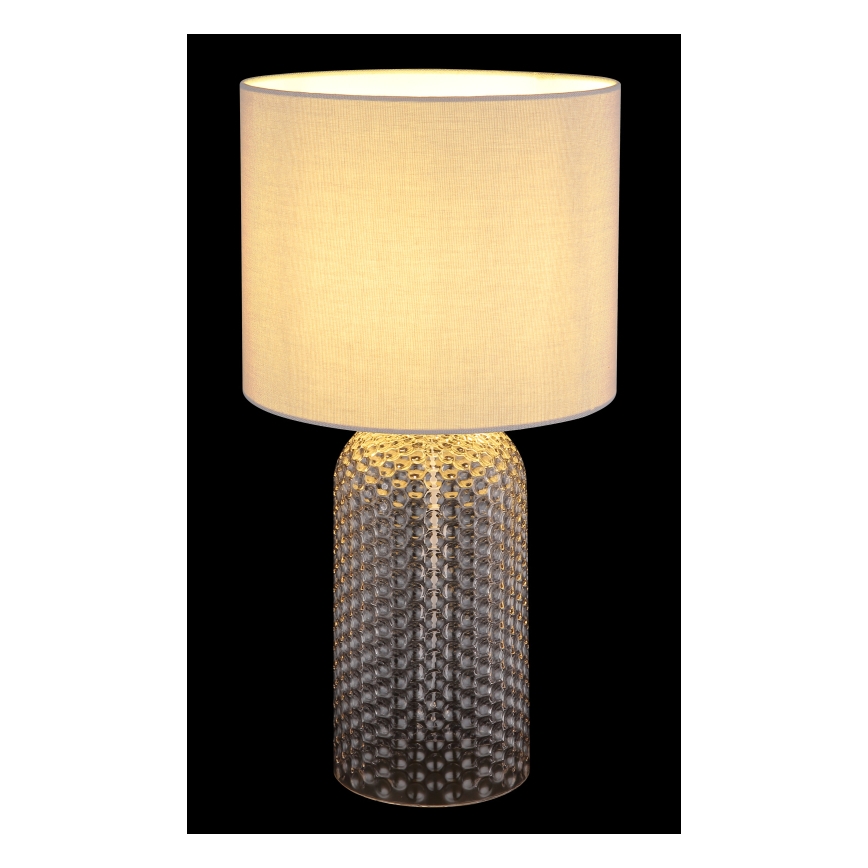 Globo - Stolní lampa 1xE27/60W/230V šedá