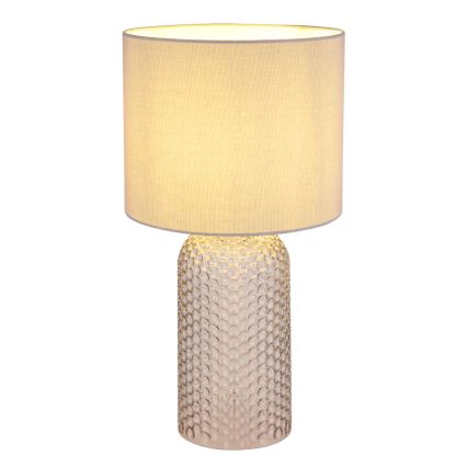 Globo - Stolní lampa 1xE27/60W/230V šedá