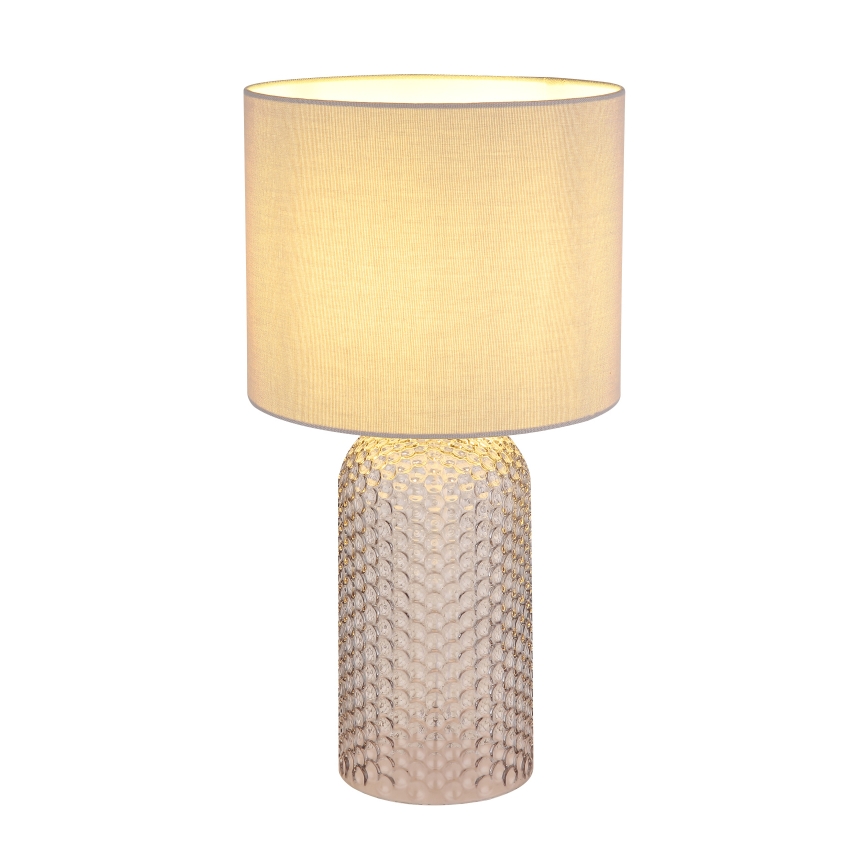 Globo - Stolní lampa 1xE27/60W/230V šedá